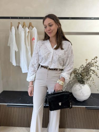 Blouse fluide blanche