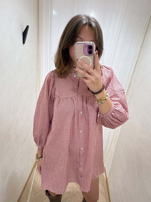 Robe vichy - Bordeau
