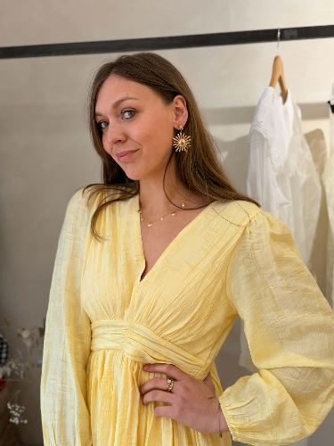 Robe jaune