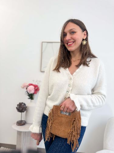 Gilet écru