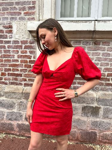 Robe rouge Diane