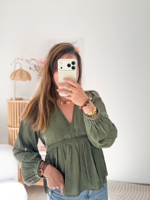 Blouse Flavie - Kaki