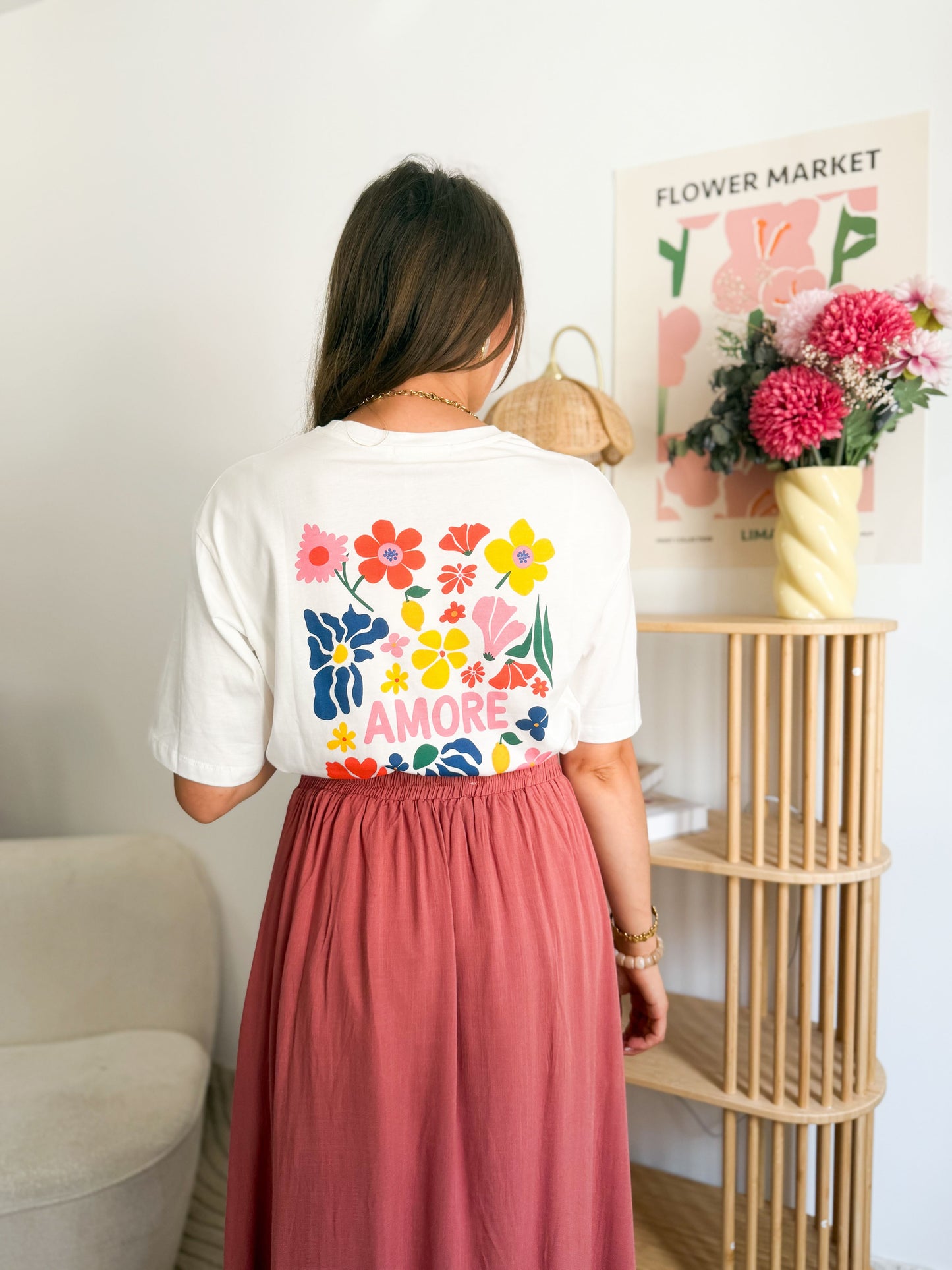 T-shirt Amore flowers