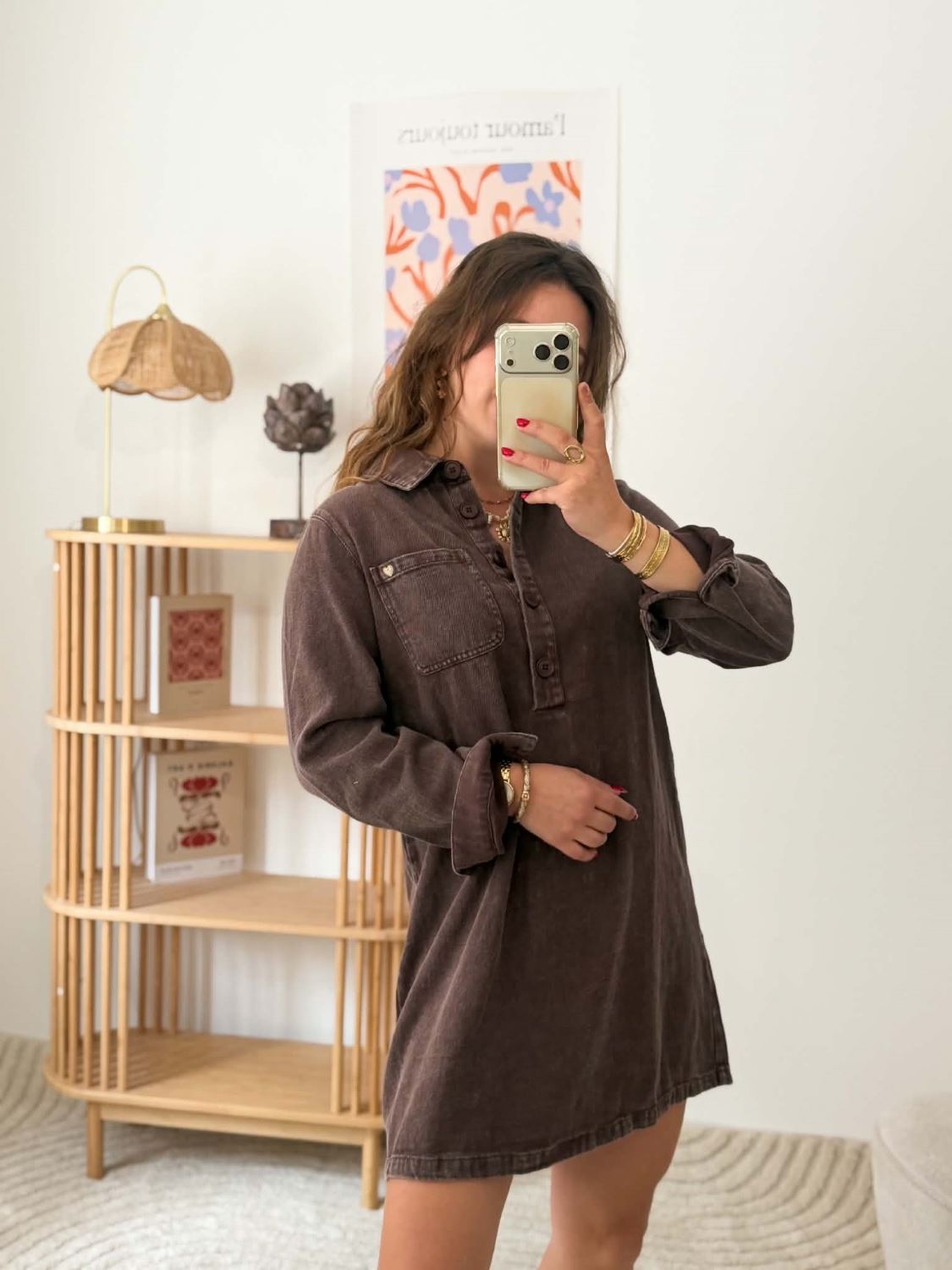 Robe coffee coeur