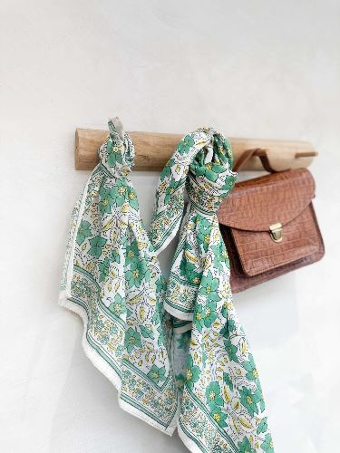 Foulard Agra Pistache 100 cm