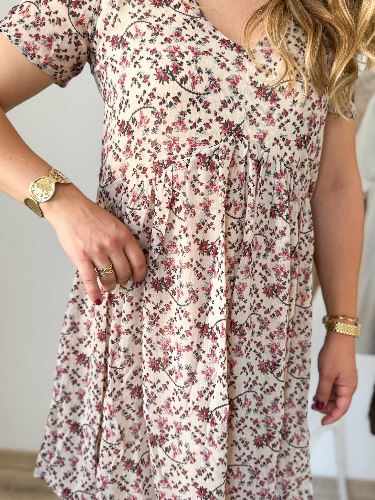 Robe fluide petites fleurs