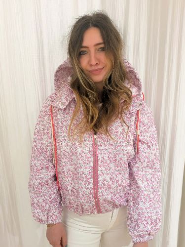 Veste imper fleurie