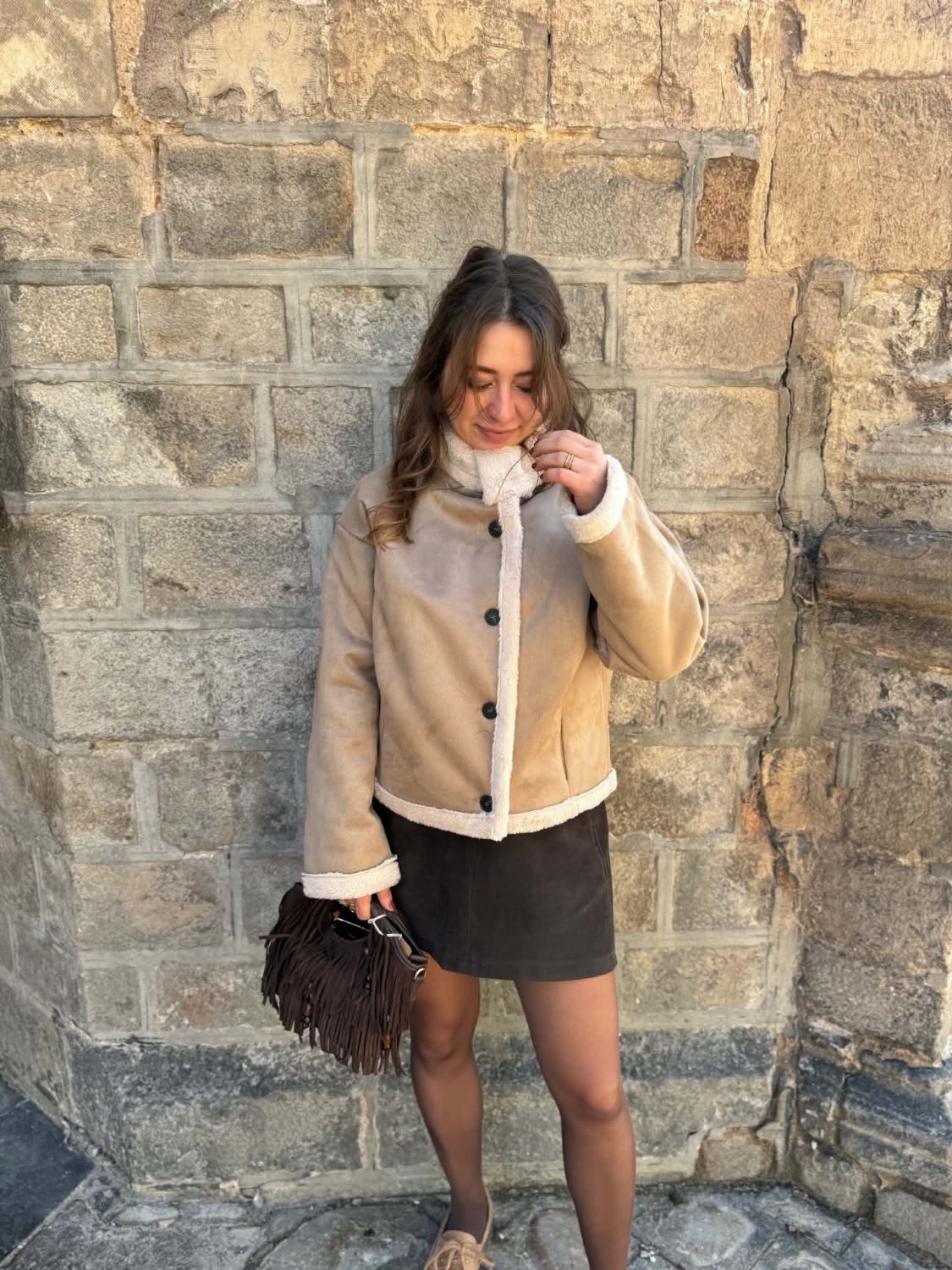 Veste fourré berger