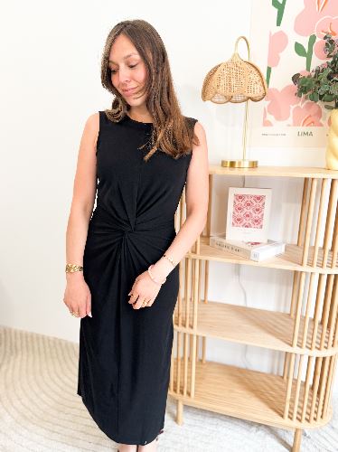 Robe longue noire