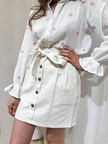 Jupe beige