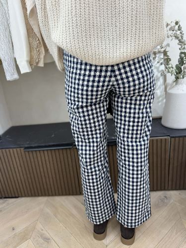 Pantalon vichy - Marine