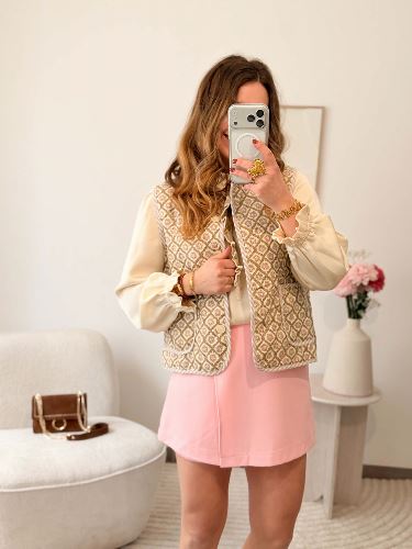 Veste sans manche bohème