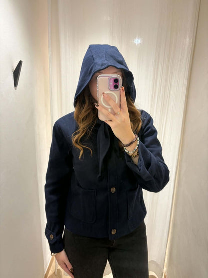 Manteau bleu marine