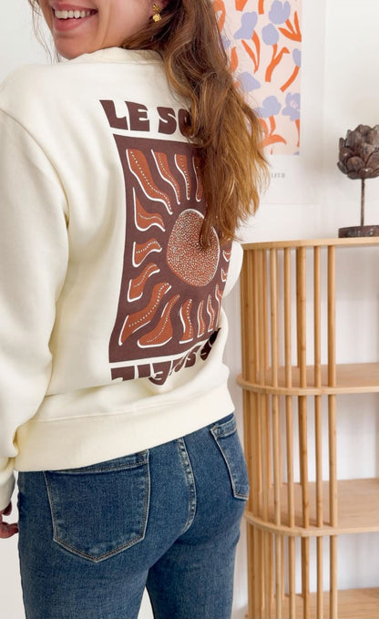 Sweat soleil marron