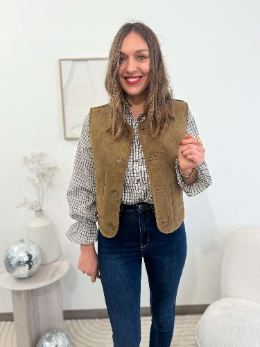 Gilet reversible - Kaki