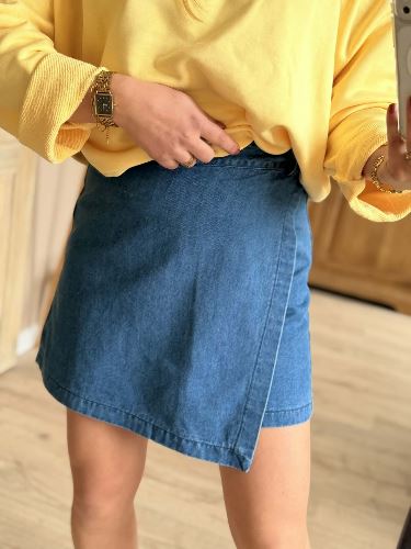 Jupe short jean - Arianne