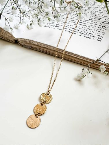 Collier à pampilles rondes
