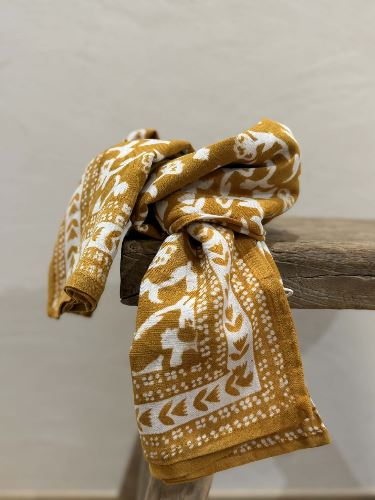 Foulard Mumbaï Safran - 100cm