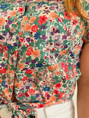 Blouse fleurie