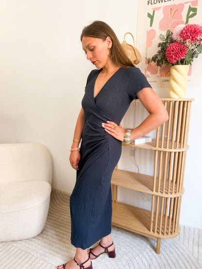 Robe Lisie - Bleu marine