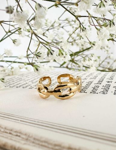 Bague chaine large