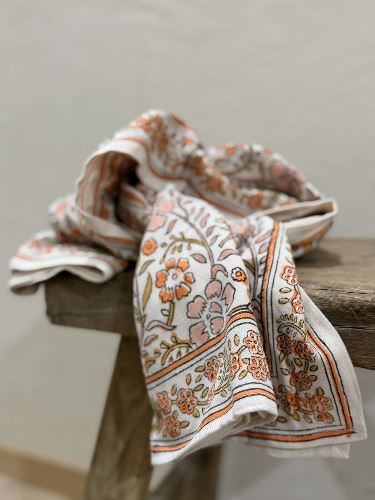 Foulard Delhi Brique 100 cm