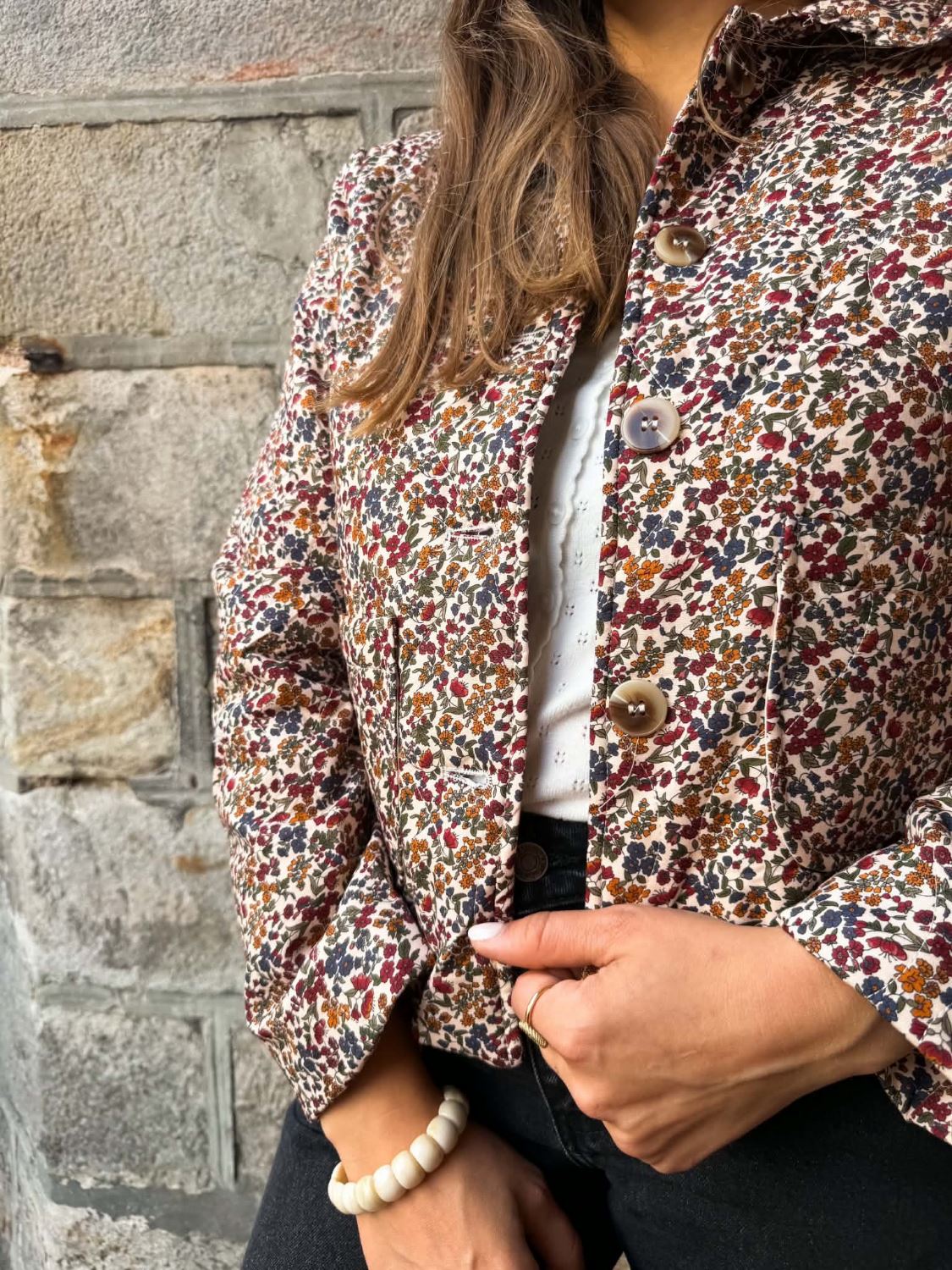 Veste matelassée inspiration liberty - Esmée