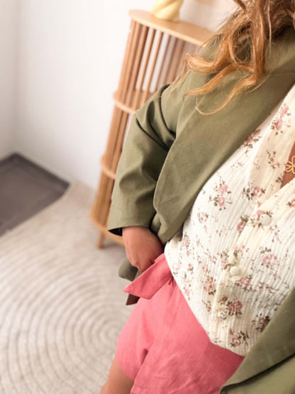 Jupe-short vieux rose
